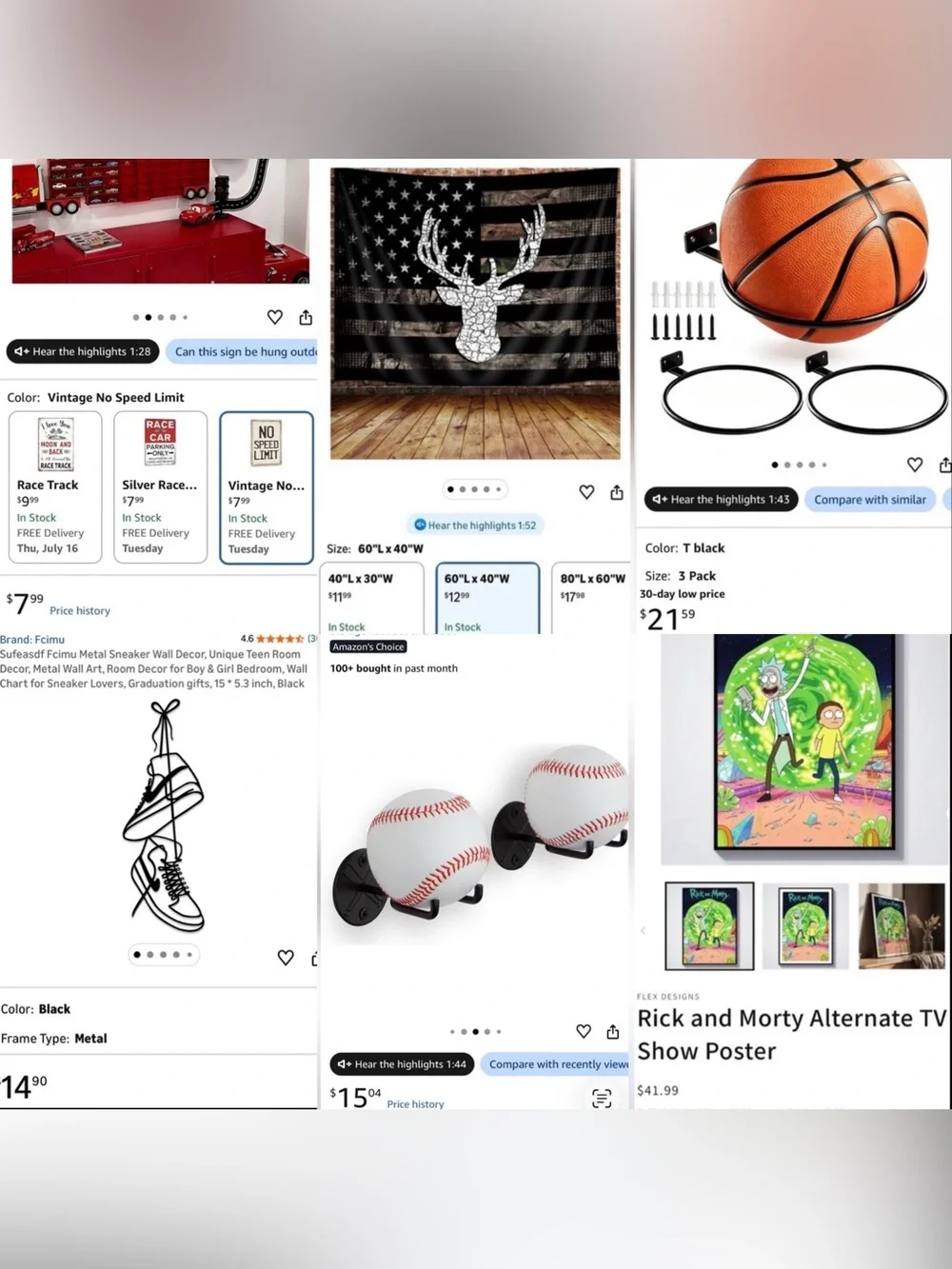 🔥 BOYS ROOM DECOR BUNDLE | SPORTS • SNEAKER • GAMING • MAN CAVE 🔥